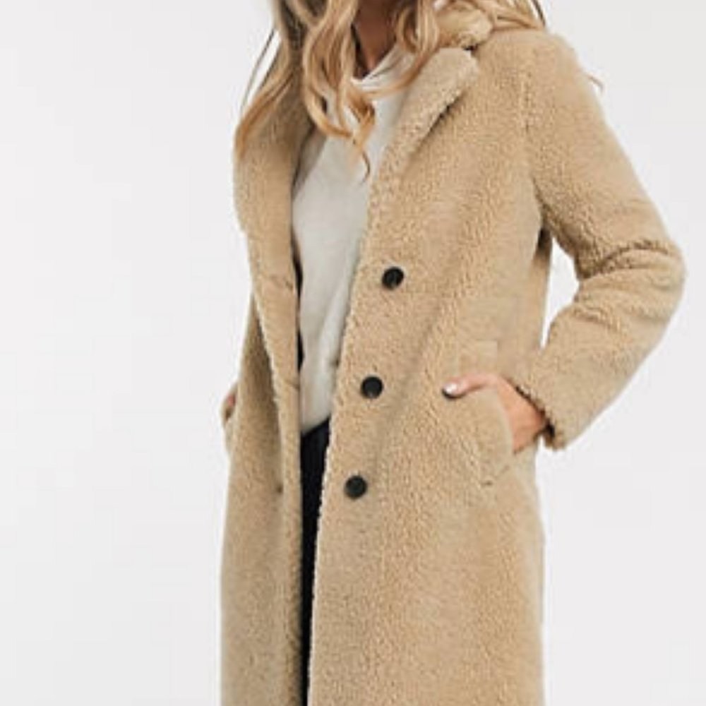 Abercrombie & Fitch sherpa coat BRAND NEW